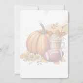 Sweet Little pumpkin latte is on the way 招待状 (裏面)