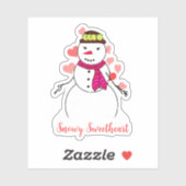 Sweet Little Snow Girl シール (シート)