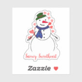 Sweet Little Snowman シール (シート)