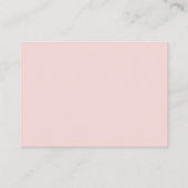 Sweet Llama Baby Showerブックリクエスト エンクロージャーカード (裏面)