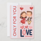 Sweet Love Couple Valentine’s Day  シーズンカード (正面)