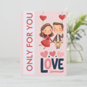 Sweet Love Couple Valentine’s Day  シーズンカード (スタンド正面)