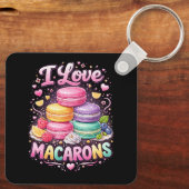 Sweet Love Macarons キーホルダー (裏面)