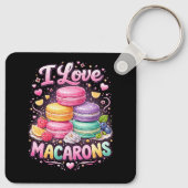 Sweet Love Macarons キーホルダー (裏面)