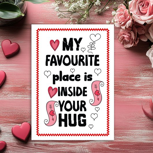 Sweet Love Quote Hand Drawn Valentine Card シーズンカード