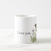 Sweet Love Raccoon コーヒーマグカップ (中央)