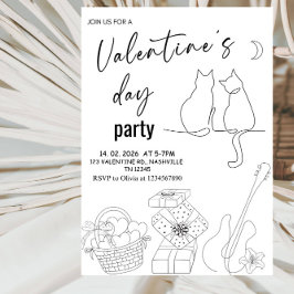 Sweet Love Valentine’s Day Event Party 招待状
