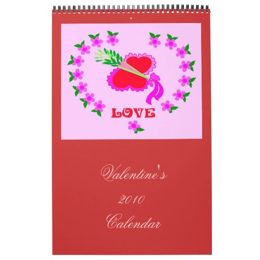 Sweet Love - Valentine's 2010カレンダー カレンダー (カバー)