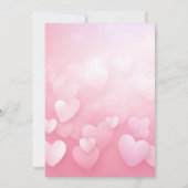 Sweet, Lovely Valentine's Greeting Flat Card (裏面)