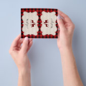 Sweet Lumberjack Baby Showerありがとう チラシ (手)