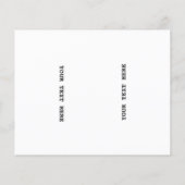 Sweet Lumberjack Baby Showerありがとう チラシ (裏面)