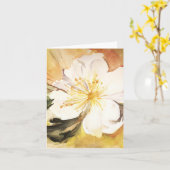 Sweet Magnolia Blank Card カード (黄色い花)