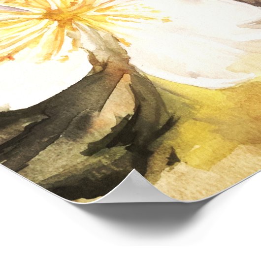 Sweet Magnolia Premium Canvas Gloss Poster(8x10) ポスター (角)