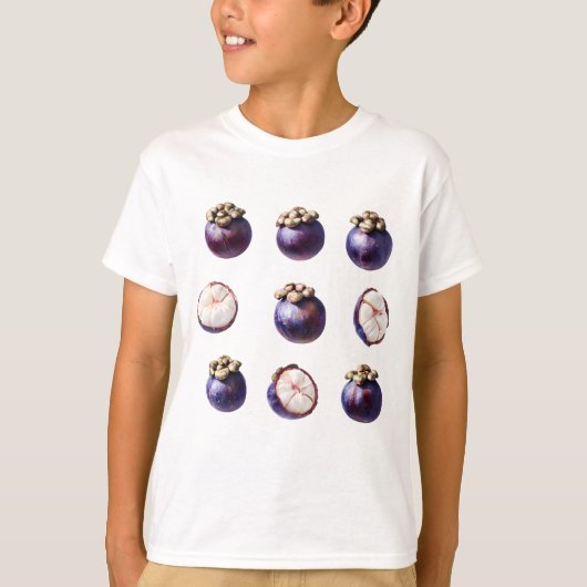 Sweet Mangosteen Tropical Fruit Tシャツ (正面)