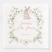 Sweet Meadow Bunny & Wildflowers Baby Shower (正面)
