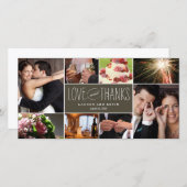 Sweet Memories 結婚's Thank You Photo Card サンキューカード (正面/裏面)