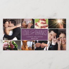 Sweet Memories 結婚's Thank You Photo Card サンキューカード