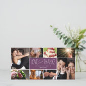 Sweet Memories 結婚's Thank You Photo Card サンキューカード (スタンド正面)