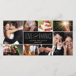 Sweet Memories 結婚's Thank You Photo Card サンキューカード