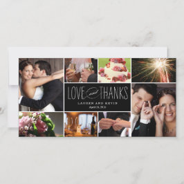 Sweet Memories 結婚's Thank You Photo Card サンキューカード