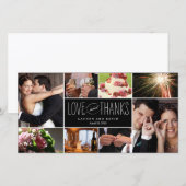 Sweet Memories 結婚's Thank You Photo Card サンキューカード (正面/裏面)