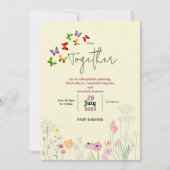 Sweet memories gathering  招待状 (正面)