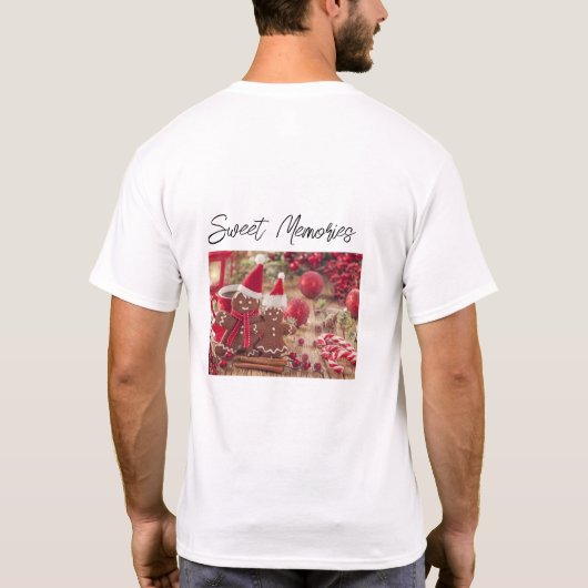 「Sweet Memories Holiday Tee - AMen's Basic Tシャツ (裏面)