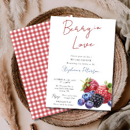 Sweet Mixed Berries Berry In Love Bridal Shower  招待状