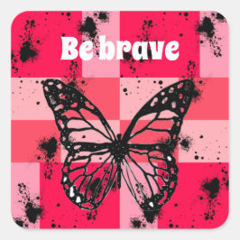 Sweet Modern candy abstract art スクエアシール