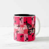 Sweet Modern candy abstract art ツートーンマグカップ (正面右)