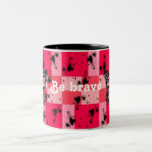 Sweet Modern candy abstract art ツートーンマグカップ (中央)