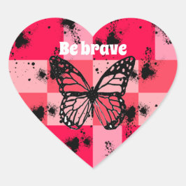 Sweet Modern candy abstract art ハートシール