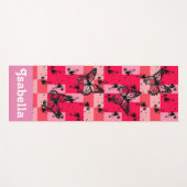 Sweet Modern candy abstract art ヨガマット (正面(横))