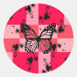 Sweet Modern candy abstract art ラウンドシール