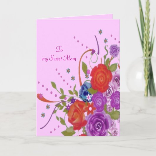 Sweet Mom - Mother's Day Card カード (正面)