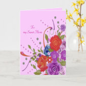 Sweet Mom - Mother's Day Card カード (黄色い花)
