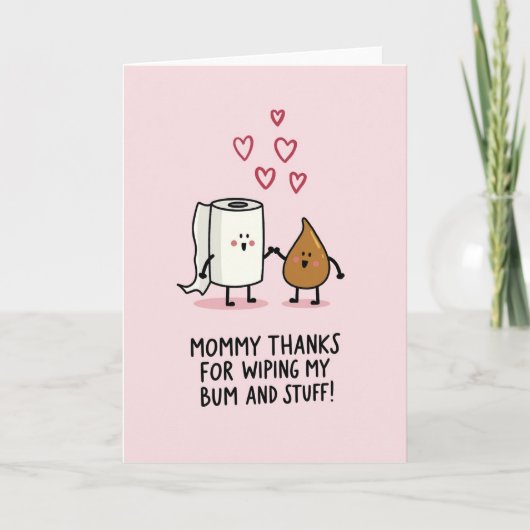 Sweet Mommys Day Hearts Card カード (正面)