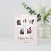 Sweet Mother Child Photo Collage Mother's Day Card 招待状 (スタンド正面)