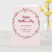Sweet Mother In Law Day Roses Card カード (黄色い花)
