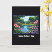 Sweet Mothers Day ピクセルカード カード (黄色い花)