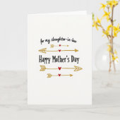 Sweet Mothers Day Arrows Card カード (黄色い花)