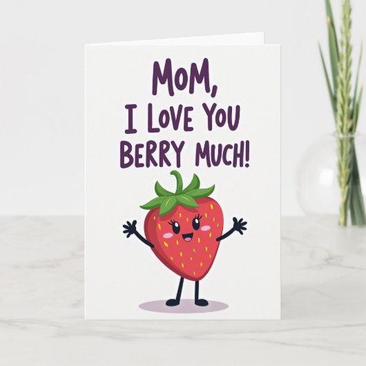Sweet Mothers Day Berry Much カード (正面)
