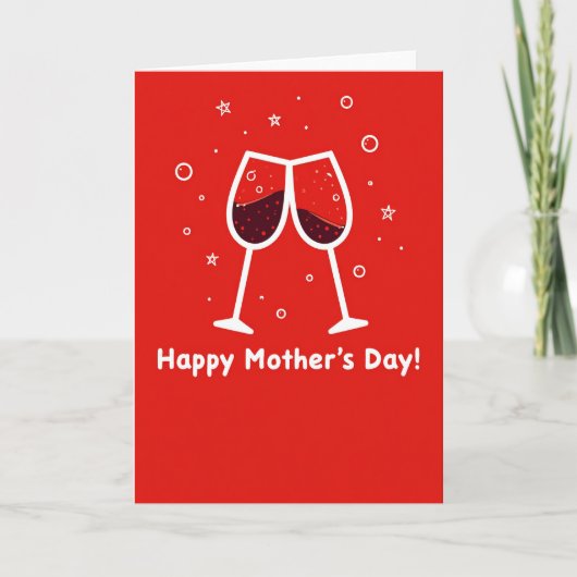 Sweet Mothers Day Cheers Card カード (正面)
