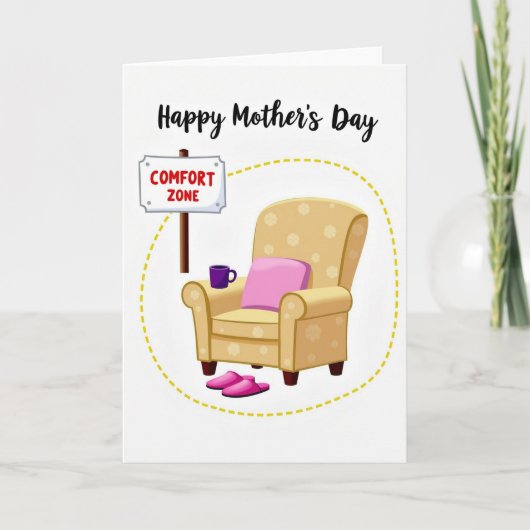 Sweet Mothers Day Comfort Zone Card カード (正面)