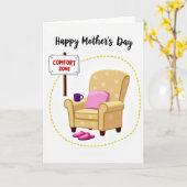 Sweet Mothers Day Comfort Zone Card カード (黄色い花)