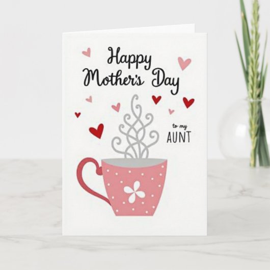 Sweet Mothers Day Mug Card カード (正面)