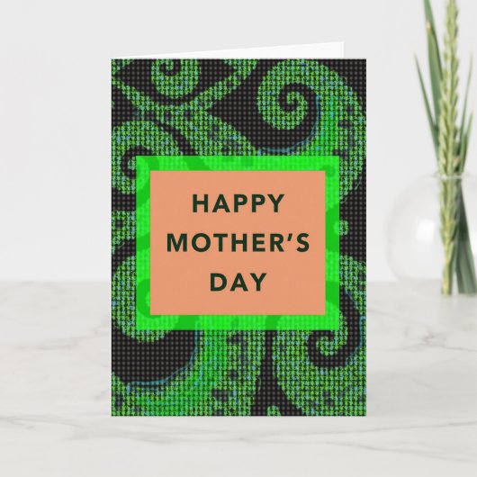 Sweet Mothers Day Pixels カード (正面)