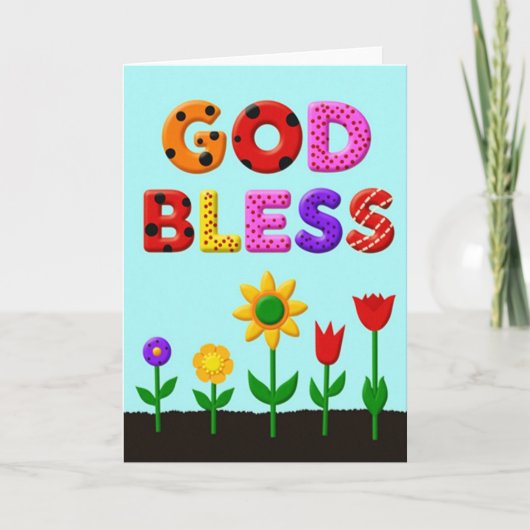 Sweet Mothers Day Polka Dot Card カード (正面)