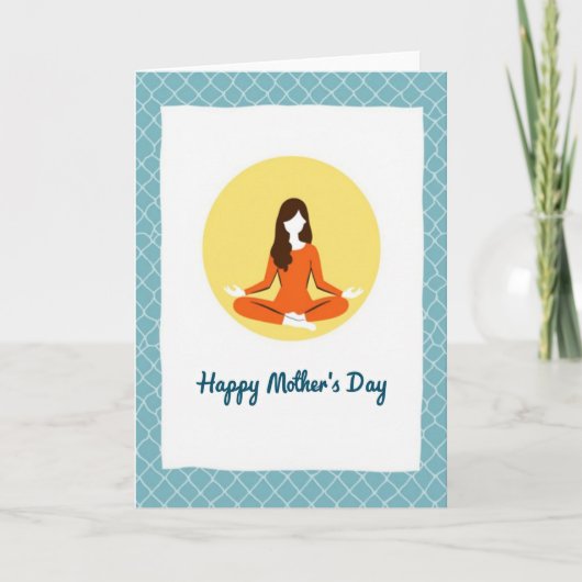 Sweet Mothers Day Sun Glow Card カード (正面)