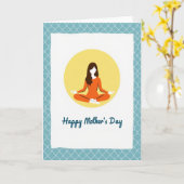 Sweet Mothers Day Sun Glow Card カード (黄色い花)
